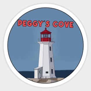 Canadian City Peggy´s Cove Sticker